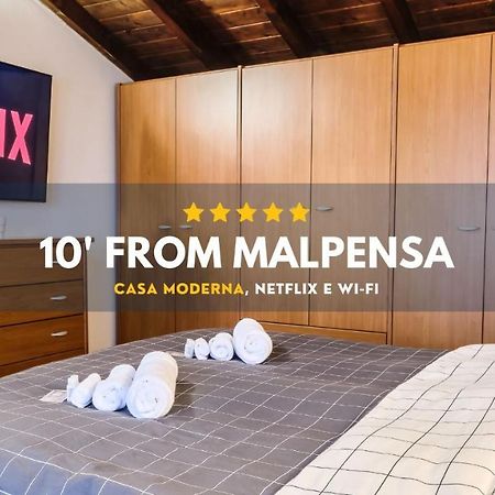 10' From Malpensa Casa Moderna, Netflix & Wi-Fi Appartement Casorate Sempione Buitenkant foto